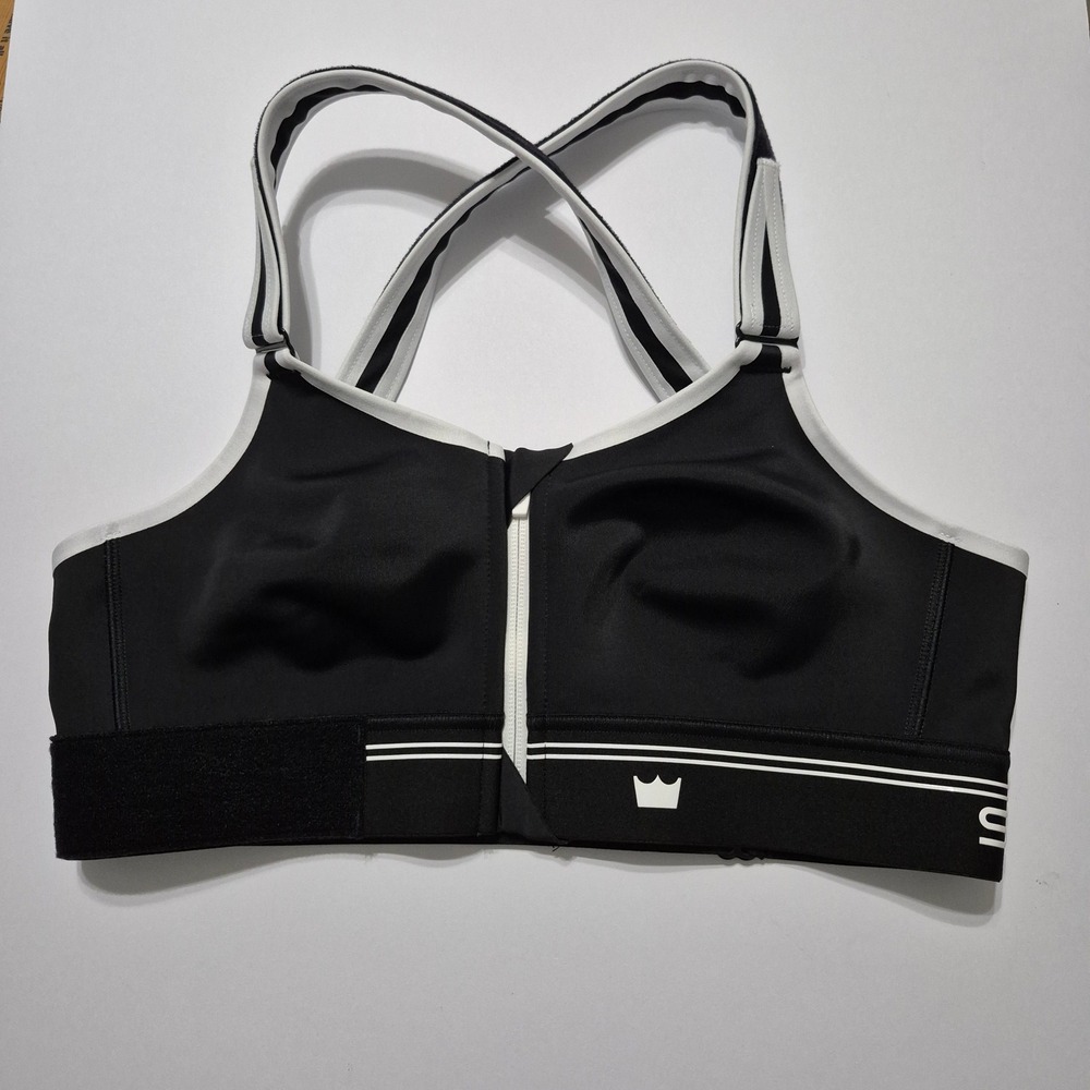 SHEFIT Ultimate Sports Bra Women Medium Black High Impact Adjustable